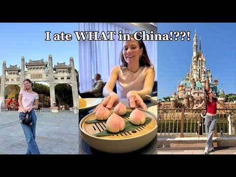 Exploring China, Hong Kong Disneyland, Weird Food, Squatty Potties, and more!
