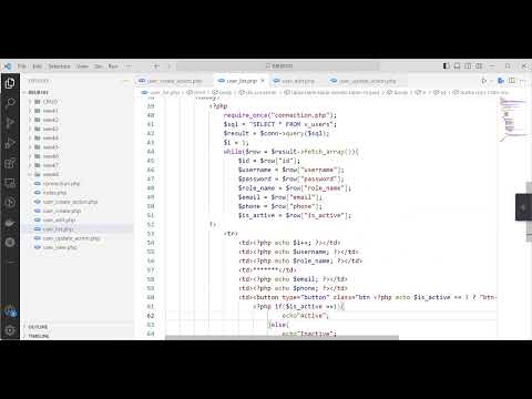B103-Web Application Development Edit and Delete Users