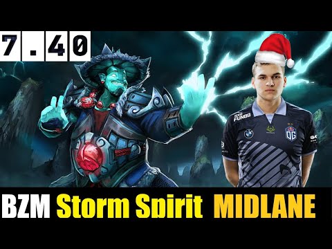 🤯 BZM [Storm Spirit] MID 7.40 - DOTA 2 HIGHEST MMR MATCH#dota2  #dota2gameplay  #bzm