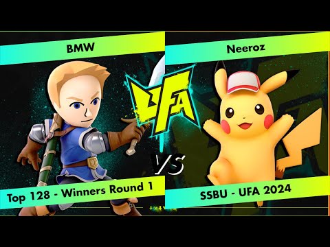 UFA 2024 SSBU - BMW (Mii Swordfighter) vs Neeroz (Pikachu) - Top 128 Winners Round 1  - SSBU Singles