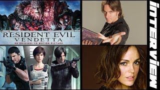 RESIDENT EVIL: VENDETTA Cast Interview Leon and Rebecca (Matthew Mercer & Erin Cahill) video