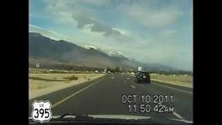 preview picture of video 'Lone Pine CA to Bishop CA Time Lapse Drive,GROOVY!'