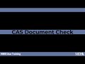 CAS Document Check