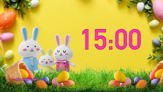 🐣 15 Minute Easter Timer with Music🐰🌺 | 15 Minute Festive Timer Countdown