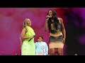 Coco Jones joins Mary Mary and Adam Blackstone on stage to perform God in Me 06.03.2023