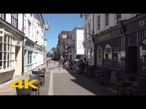 Hertford Walk: Town Centre【4K】