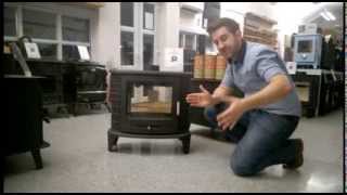 preview picture of video 'Kratki Koza K8 Double Sided Wood Burning Stove'