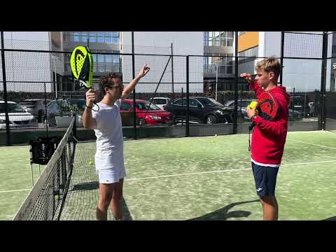 Adrien en stage de Padel à Barcelone