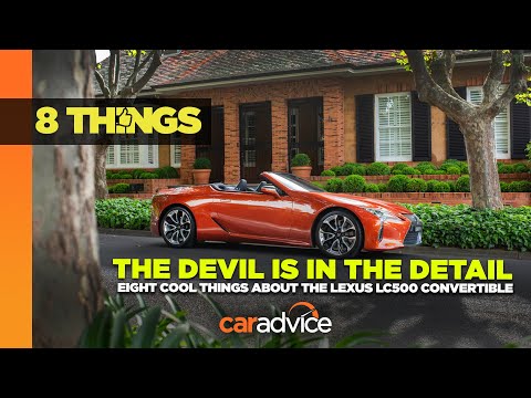 2021 Lexus LC500 Convertible | Eight cool features | CarAdvice