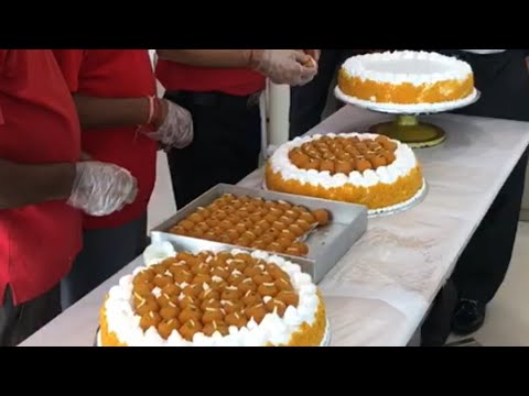 Ladoos Cakes Getting Ready to celebrate BJP Delhi win | Election Results 2019 | Special 7 KG Ladoo
