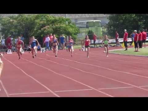 100m [Ž], POLUFINALE, II. skupina - Prvenstvo Balkana za mlađe juniore i juniorke 2015