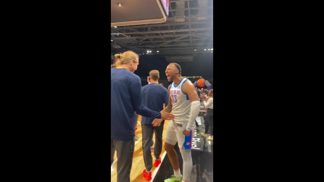 Courtside: OKC Blue Were HYPED After Winning Western Conference Finals #Short
