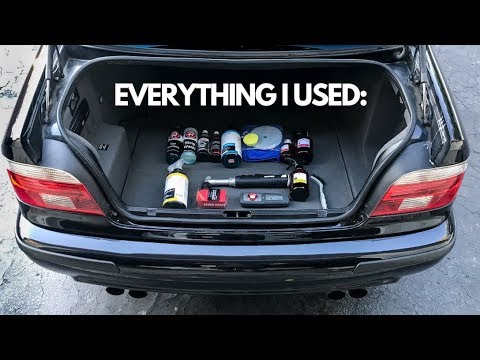 Product Recap of 25 Hour E39 M5 Detail Job