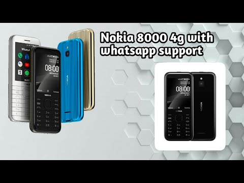 Nokia 8000 4g With Facebook And Whats app support Full specification