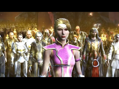 SWTOR Knight and friends kill all the emperors (Echoes of Oblivion ending)
