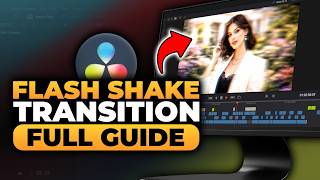 Flash Shake Transition DaVinci Resolve (FAST & EASY | DaVinci Resolve Flash Shake Transition