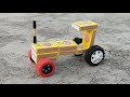 How To Make Caltiwetar With Matchbox At Home Diy Cultivator Mini Tractor Science Project