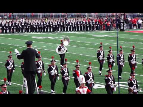 Ohio State Marching Band Entire Pre game Show Ramp and Script Ohio October 29 2016 OSU vs NW