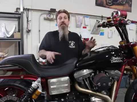 BBC Harley Davidson Dyna Makeover for Hot Bike 2015 tour