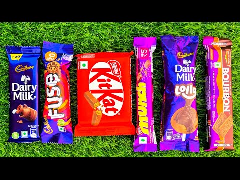 ASMR Most Popular Candys / some lots of colorful rainbow lollipop candy / unpacking chocolate eat