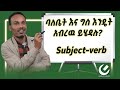 211 .Subject-verb agreement#እንግሊዝኛንይማሩ #ethiopia#እንግሊዝኛ