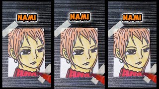 Drawing Nami from One Piece