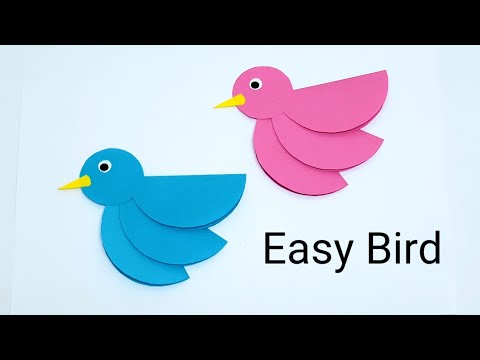 2 Minute Paper Bird ,Easy and Fast,