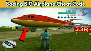 GTA Vice City Boeing Air Plane Cheat Code | SHAKEEL GTA