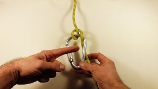 "Easy Way To Remember How To Tie The Munter Hitch"