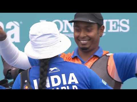 Deepika kumari and Atanu Das gold winning match  in Archery ❤🤩