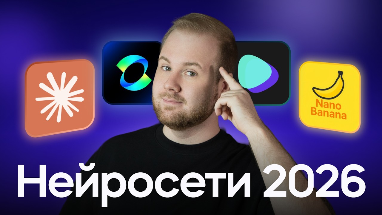 YouTube: Все Актуальные Нейросети за 8 минут