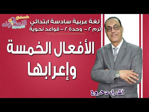 لغة عربية سادسة ابتدائي 2019 | الأفعال الخمسة | تيرم2 - وح2 - قواعد نحوية| الاسكوله