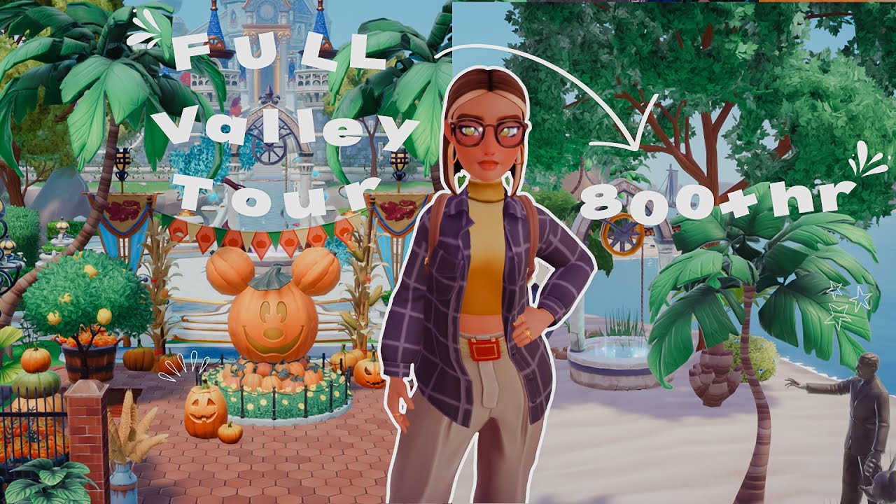 My Very First FULL Valley Tour l 800+ Hours l Disney Dreamlight Valley