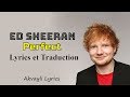Ed Sheeran Perfect Lyrics Traduction