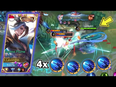 FAST HAND LING 4X COMBO MANIAC AND TIPS FAST FARMING TUTORIAL !!! - Mobile Legends