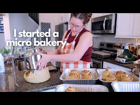 全職媽媽的微型麵包店創業之路｜備料/烘焙/門口取貨！ (I Started A Micro Bakery (as a stay at home mom) | prep/bake/porch pickup)