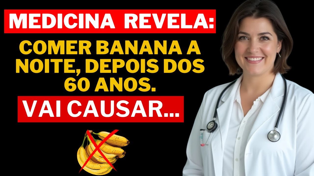 TOME CUIDA! Se você Come Banana Antes de Dormir! isso vai acontecer... saúde na velhice