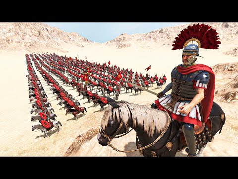 1000 Centurion Cavalry vs Carthaginian Infantry in the Desert – Epic Clash | Mount & Blade 2