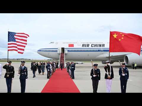 On-site details: High‑profile reception for President Xi upon arrival in the US