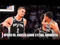 FINAL MOMENTS Knicks Vs Spurs NBA Finals Game 3 NBA On ESPN