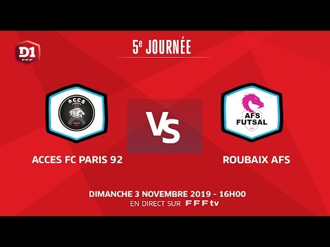 J5 | ACCES FC Paris 92 - ROUBAIX AFS, dimanche 3 novembre à 16h00