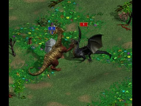 Heroes IV  Epic Black Dragon vs Megadragon