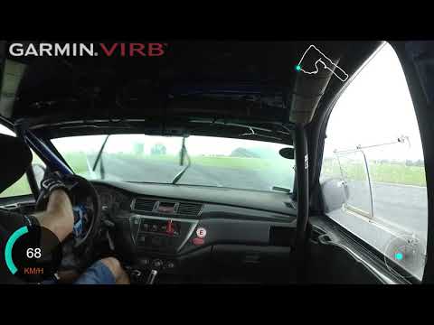 Mariusz Zieliński - 3 Runda Inter Cars Tuning RACE DAY - Motopark Ułęż Lancer on very wet track