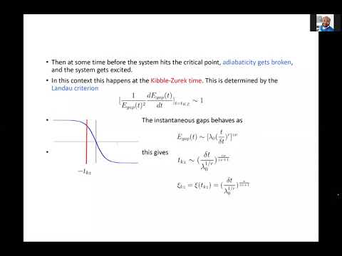 Talk by Professor Sumit R. Das, Kentucky University, USA at QASTM seminar