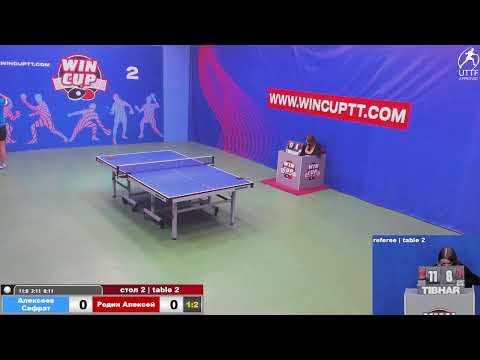 Алексеев Сафрат 1-3 Родин Алексей Турнир Восток 4 WIN CUP  09.01.2022. Прямой эфир Зал 2.