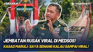 Download lagu KASAD Maruli Tak Masalah Jembatan Rusak Diviralkan! Kritik Warga  Jadi Bahan Evaluasi TNI | ABRAHAM mp3