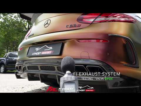 Mercedes Benz C205 AMG C63s Facelift with FI Exhaust Catless DP + Catback System