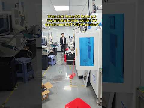 Wenn man Ihnen 400 Dollar pro Tag anbieten würde, würden Sie dann in einer SMT-Fabrik arbeiten?#smt