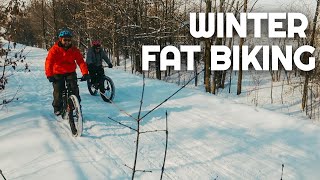 We Went BIKING IN THE WINTER! | Fat Biking in the Snow | Fat Biking for Beginners