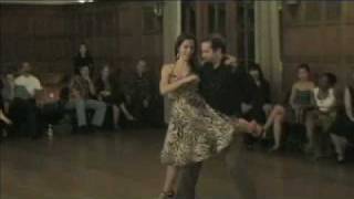 Performance by Nick Jones and Luiza Paes at the CalTech All-Night Milonga